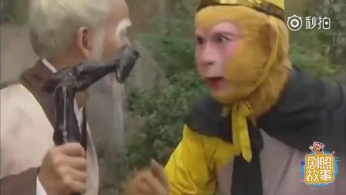 99版《西游記》罕見未配音花絮視頻曝光：孫悟空原聲 龍太子居然說粵語