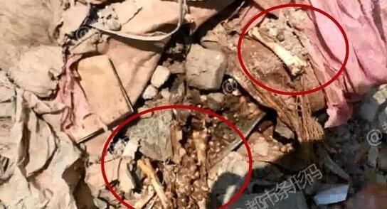 云南上百村民圍著垃圾場挖“僵尸肉” 并銷往市場