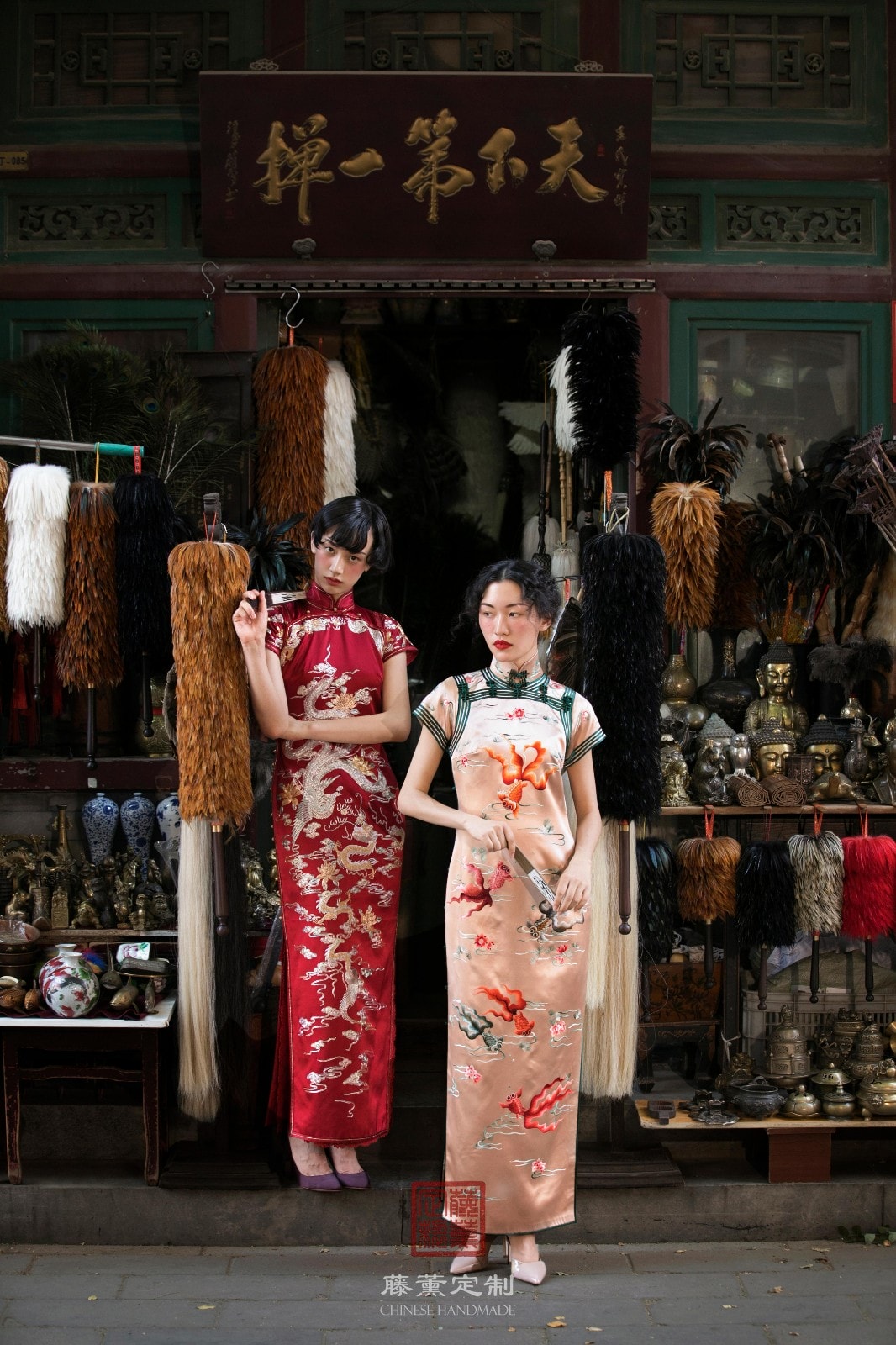 藤薰定制三載寒暑復刻上世紀名媛旗袍