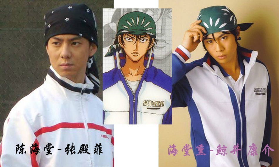 《網球王子》各版本人物對比圖