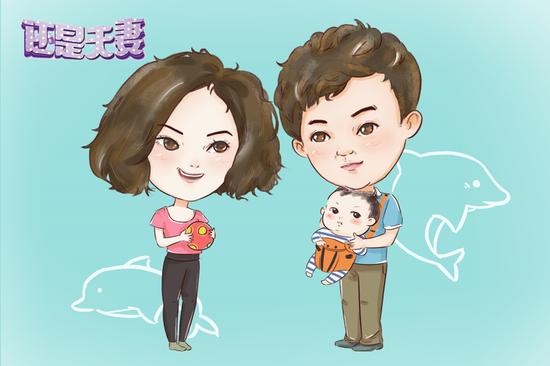 還是夫妻  合家歡Q版海報