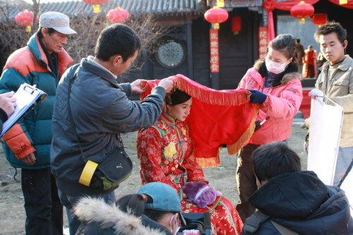 鳳穿牡丹  拍攝花絮