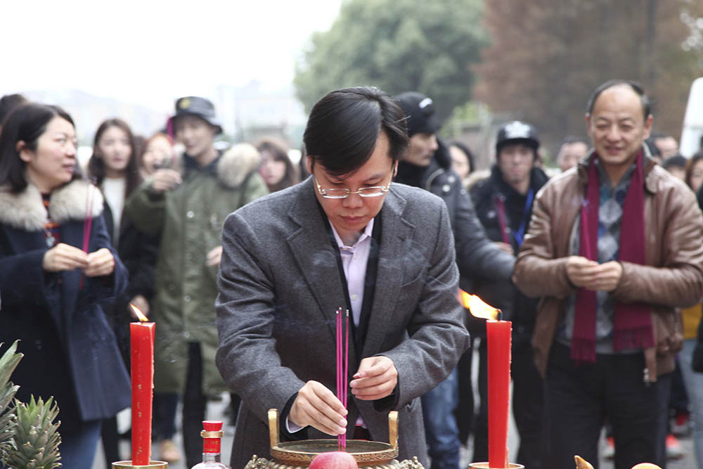 網絡劇《明星志愿》開機現場